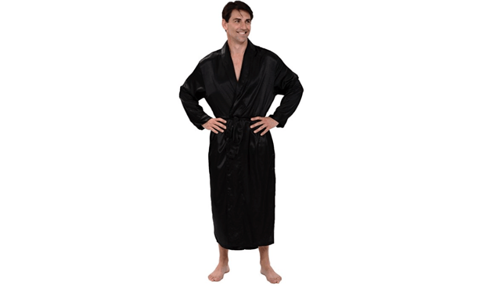 Del Rossa Men’s Satin Robe