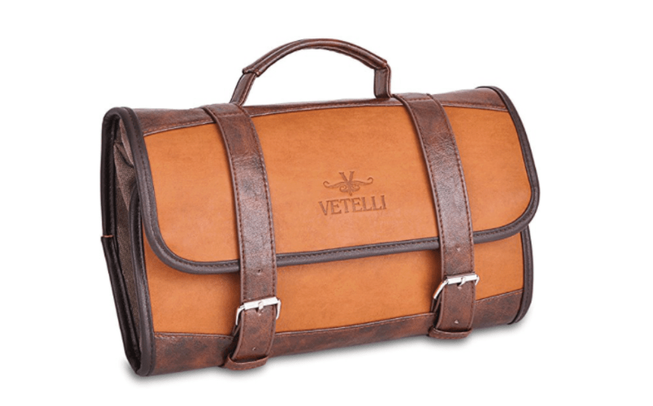 Vetelli Leather Toiletry Bag