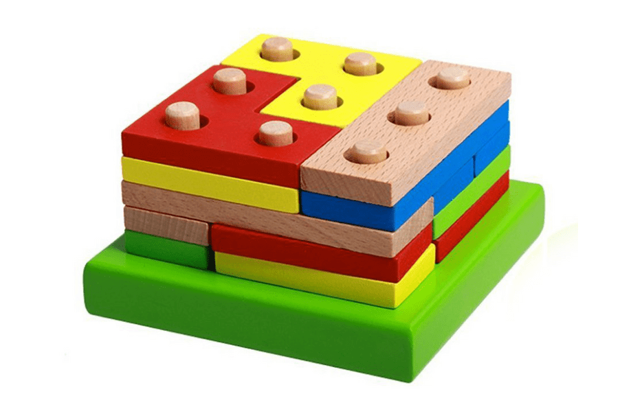 Preschool Geometric Board Block Puzzle